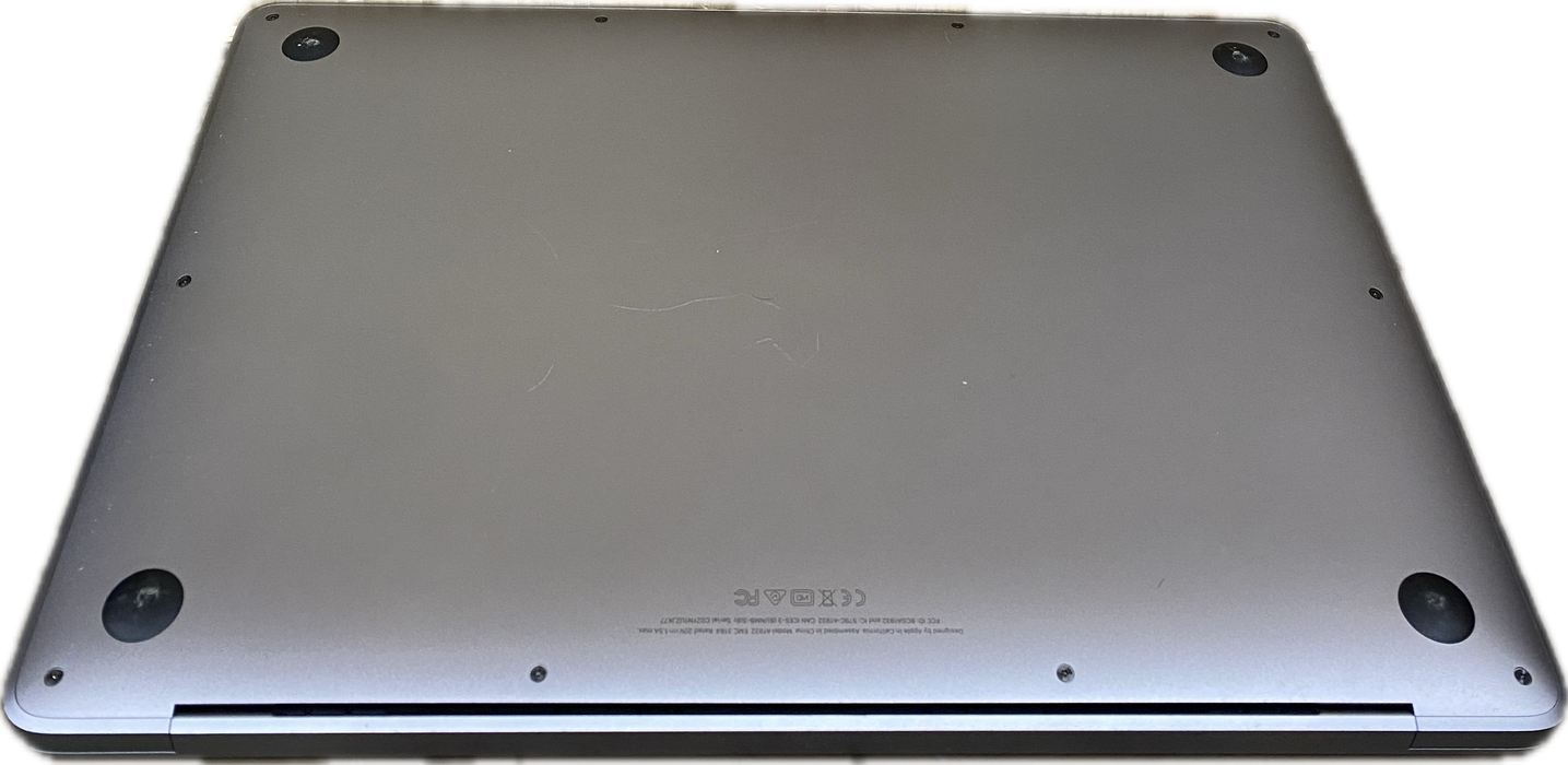 Apple MacBook Air 13" 2018 i5-8210Y 8GB 128SSD No Power Adapter READ