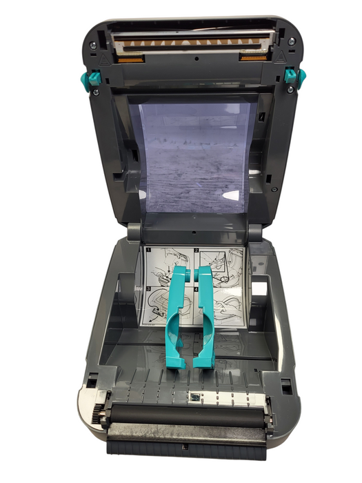Zebra ZP 450 Label Printer w/ PWR Base | ZP450-0501-0001A Open box $