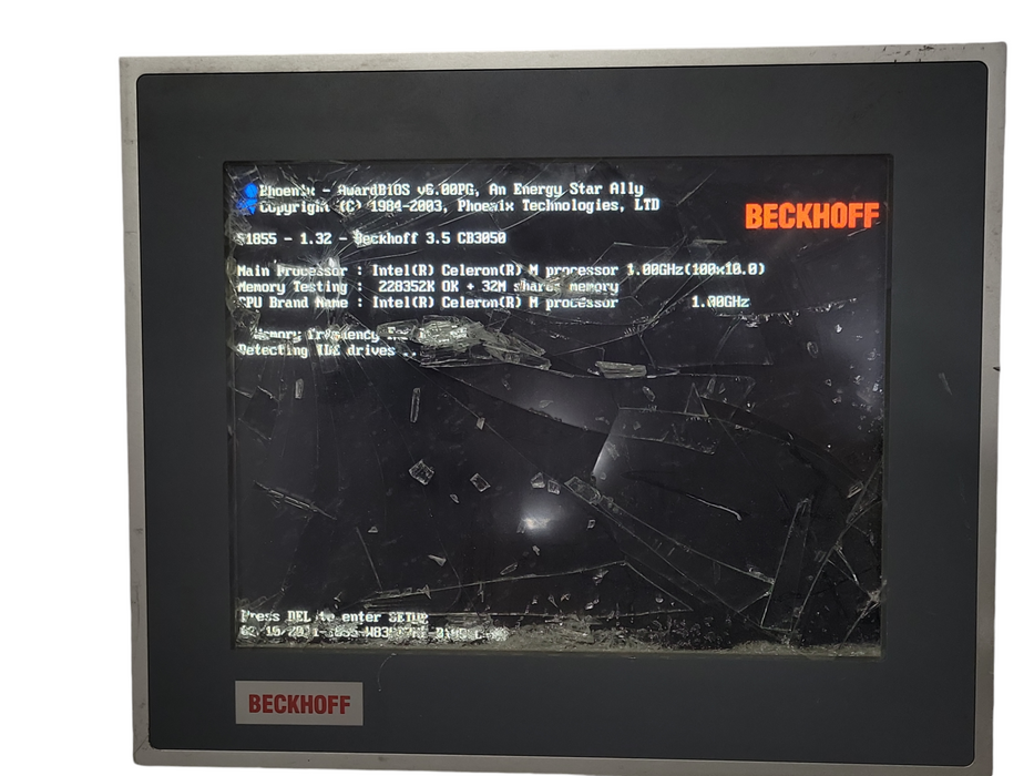 BECKHOFF CP6201-0001-0060 Touchscreen Panel, READ _