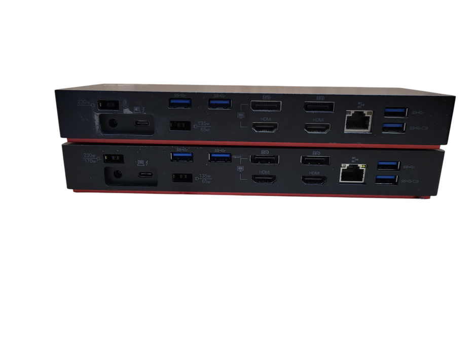 LOT 2x Lenovo DK1841 40AN ThinkPad Thunderbolt 3 Dock Gen2 !