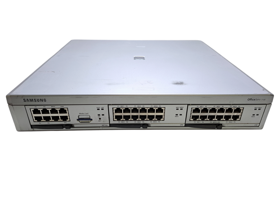 Samsung OfficeServ 7100 Chassis w/ 1x MP10a & 2x UNI Modules *READ* )