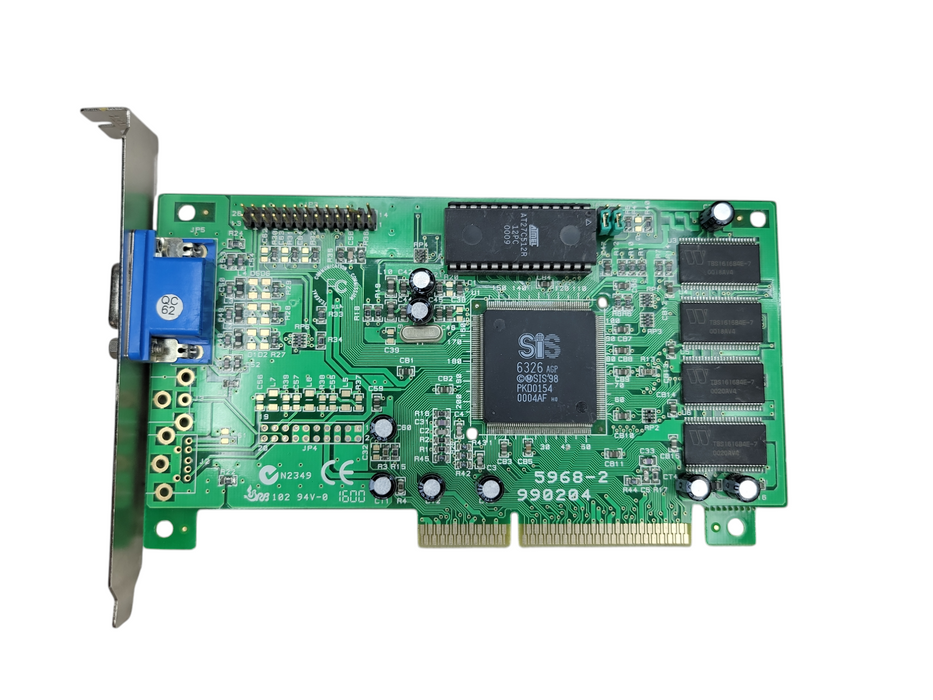 SIS 6326 8M AGP VGA PCB CARD 5968-2 %