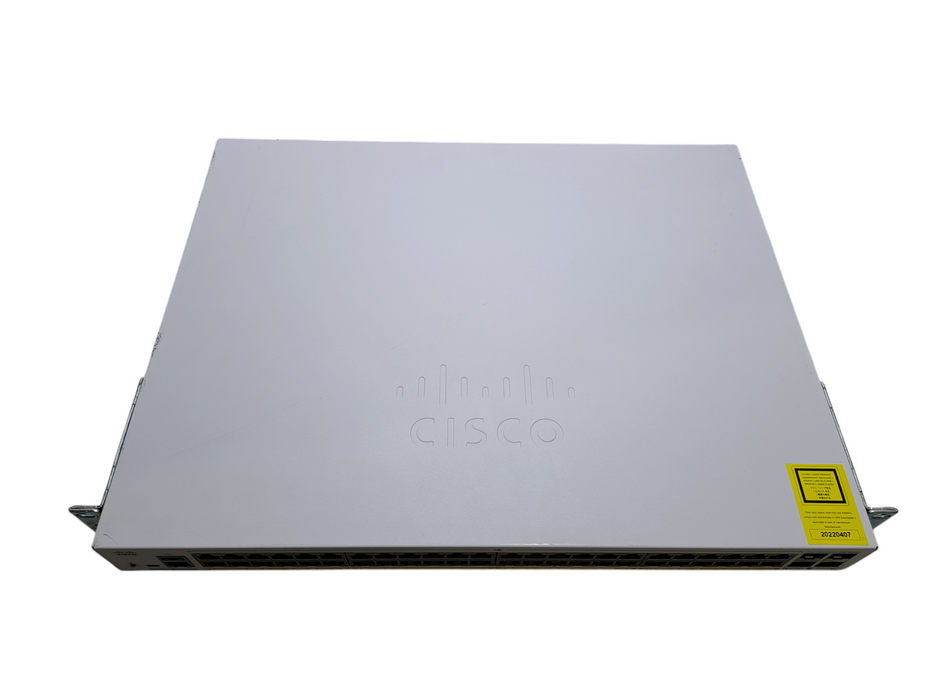 Cisco CBS250-48PP-4G V02 | 48-Port Gigabit PoE+ 195W Smart Switch Q