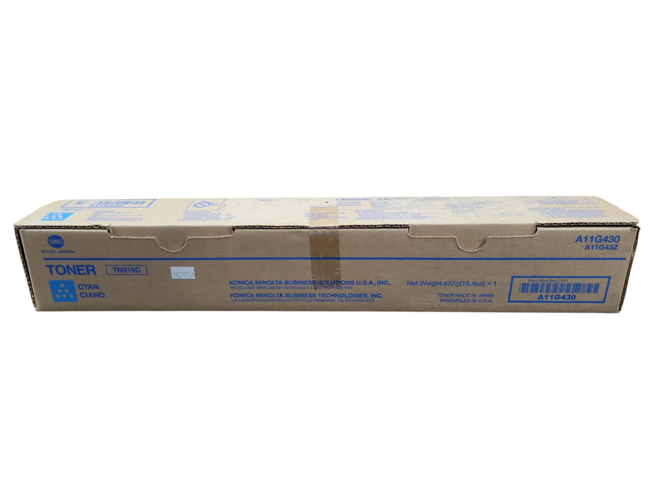 KONICA MINOLTA TN319C (A11G430) GENUINE CYAN TONER  !