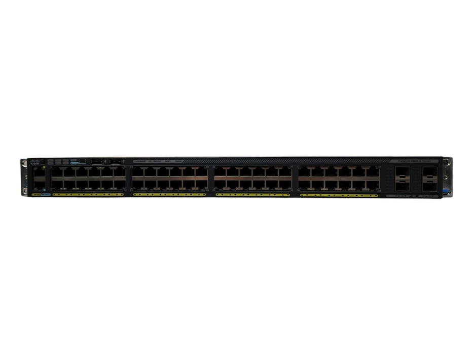 Cisco WS-C2960X-48FPS-L, 48 Port Gigabit PoE+ 740W 4x SFP Switch, + Stack