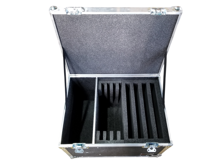 Heavy Duty Protective ATA Case w/ Foam, Pull-Out Handle & Wheels 25"x19"x18 Q