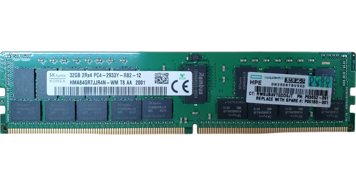 SK Hynix 32GB 2Rx4 PC4-2933Y-RB2 | DDR4 Server RAM HMA84GR7JJR4N SK Hynix 32GB 2Rx4 PC4-2933Y-RB2 | DDR4 Server RAM HMA84GR7JJR4N