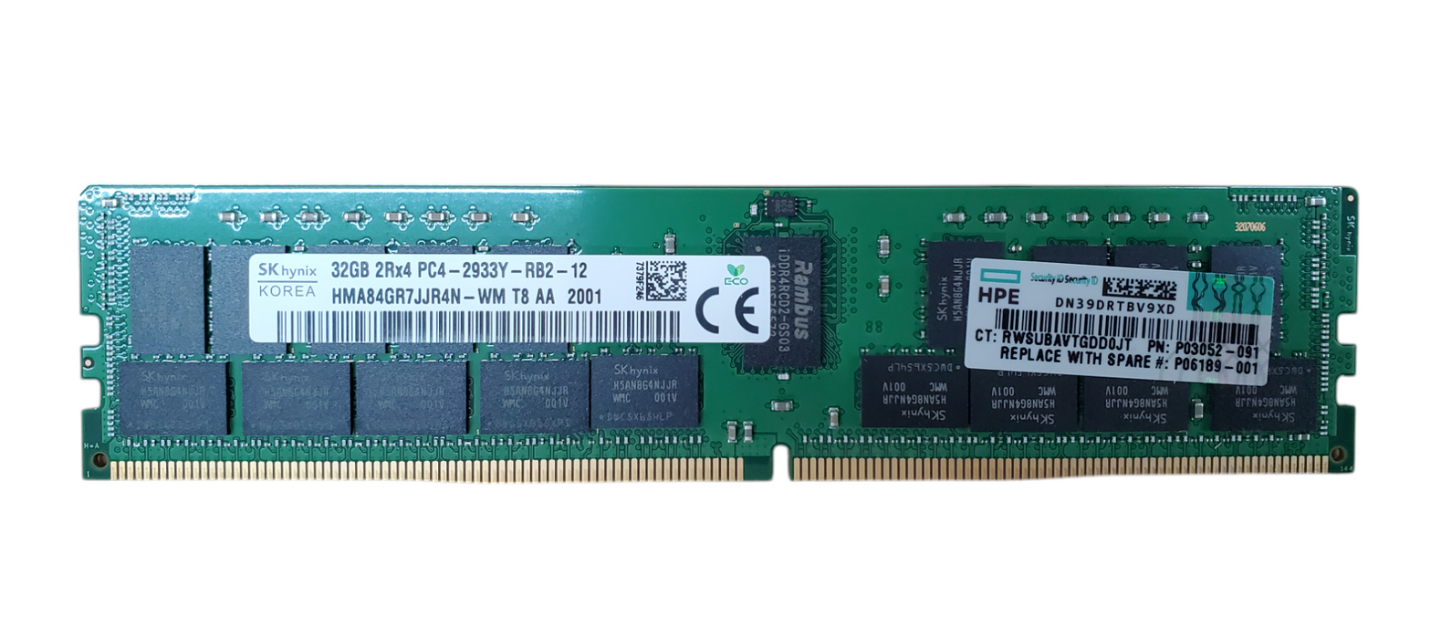 SK Hynix 32GB 2Rx4 PC4-2933Y-RB2 | DDR4 Server RAM HMA84GR7JJR4N