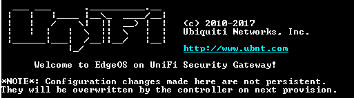 Ubiquiti Networks UniFi USG Security Gateway. Factory Reset !