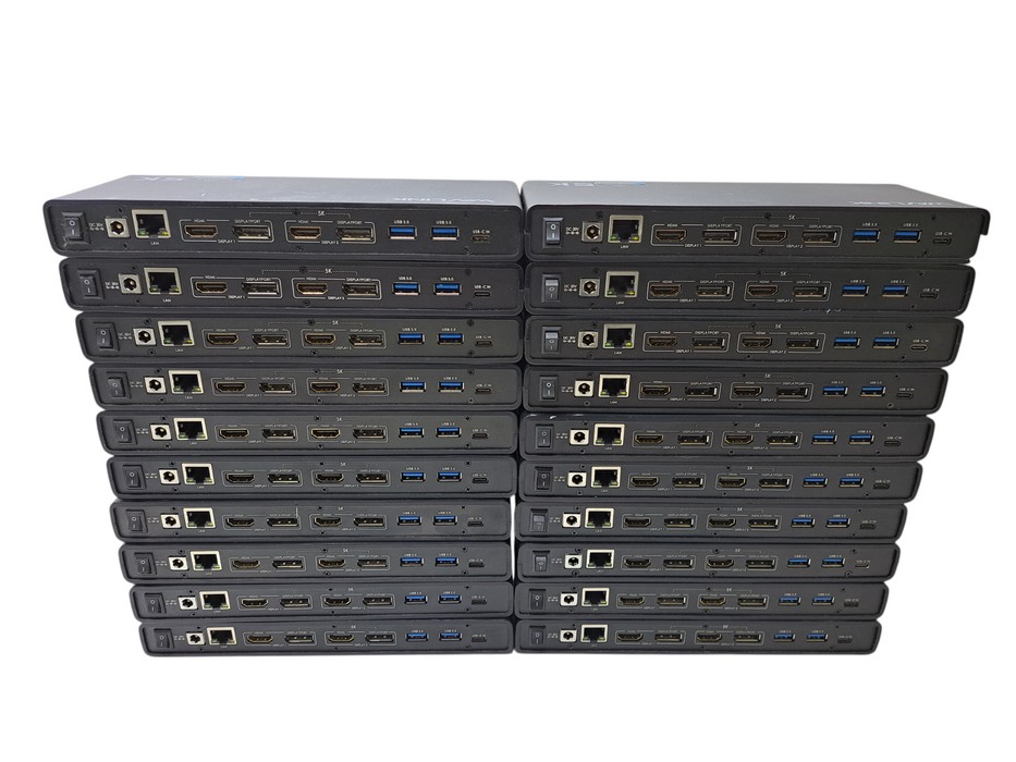 Lot of 20x Wavlink USB-C Ultra 5K Universal Docking Station WL-UG69DK1 )