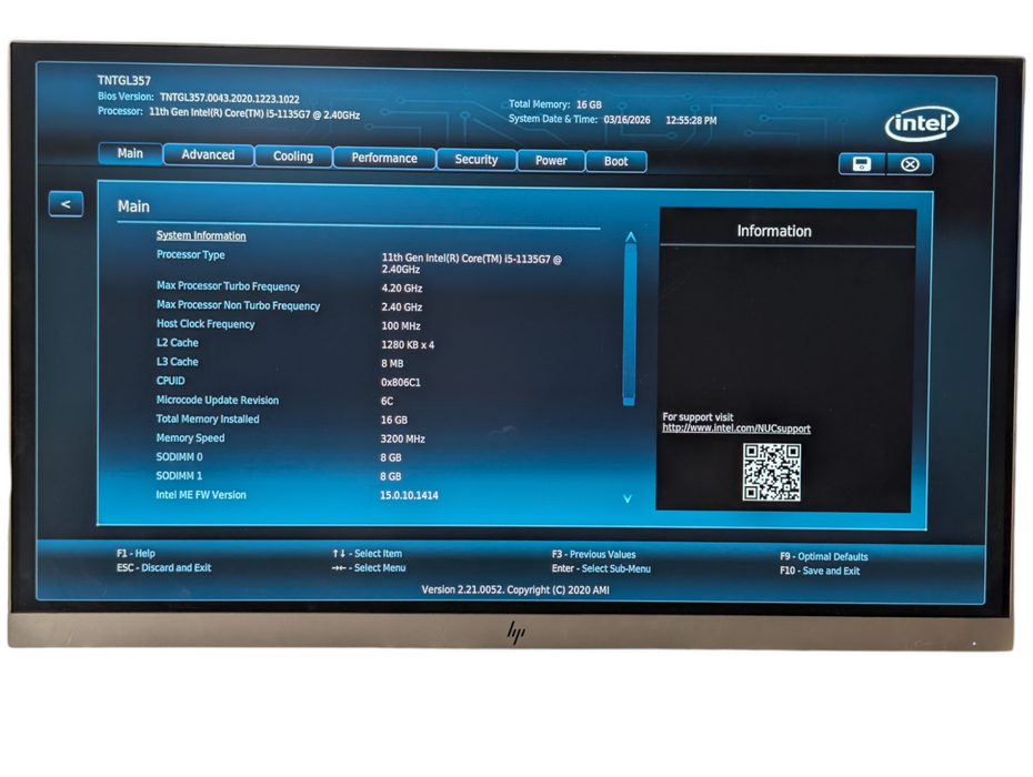 F1Tech ASUS TNTGL357 Intel NUC 11 Pro NUC11TNHi5 i5-1135G7 250GB SSD  -