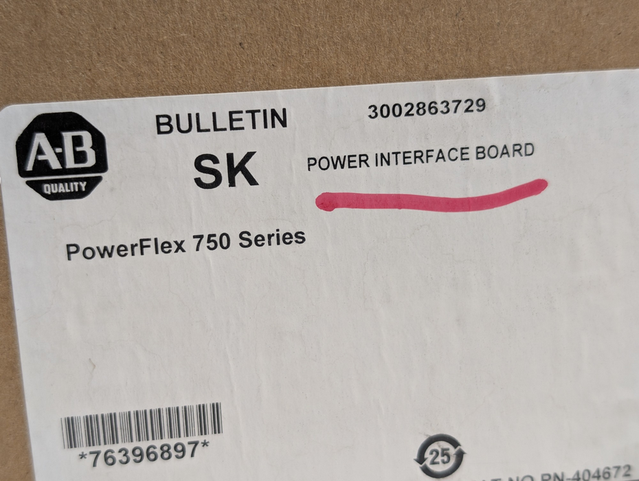Allen Bradley Rockwell Automation SK Power Interface Board 3002863729 -