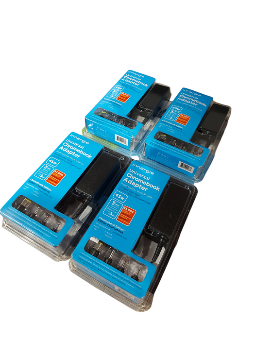 LOT 4x Innergie 45 Watts Universal Chromebook Adapter Model ADP-45FE B