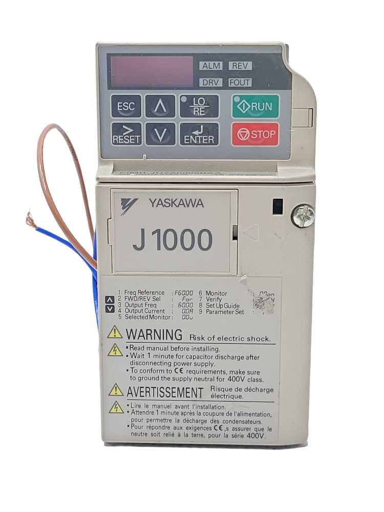 Yaskawa J1000 CIMR-JU2A0006BAA Enclosed Variable Frequency Drive