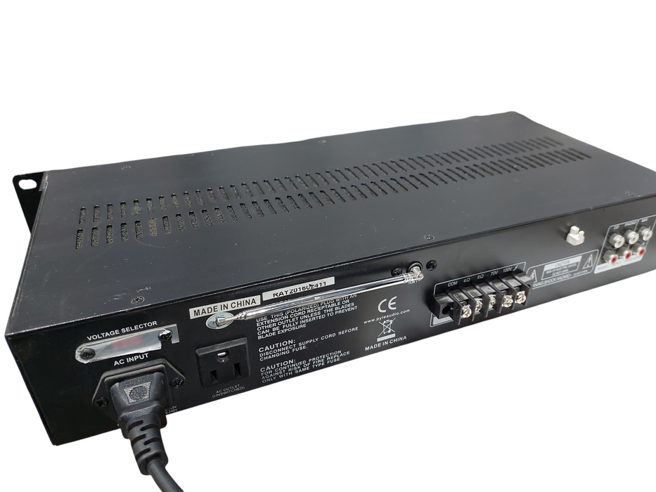 Pyle PA Amplifier w Mic Talkover Model: PT330U  =