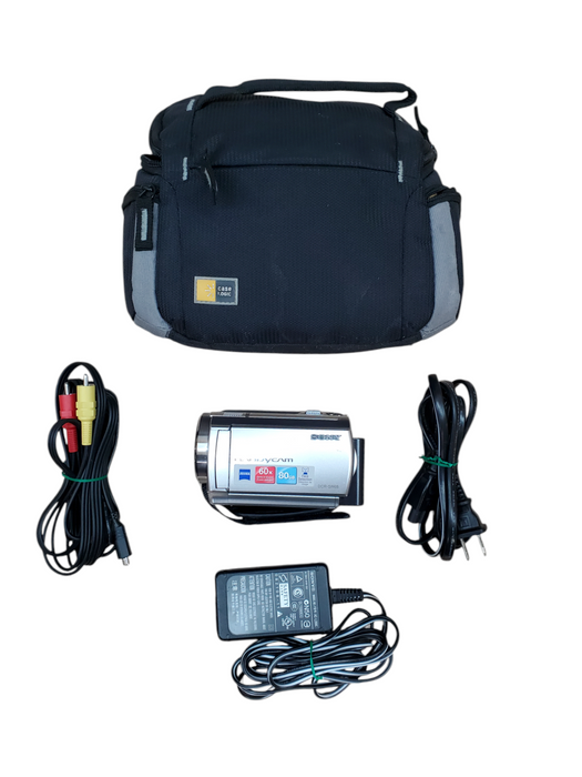 Sony Handycam DCR-SR68 Camcorder 80GB HDD w/ Battery & Power Adapter