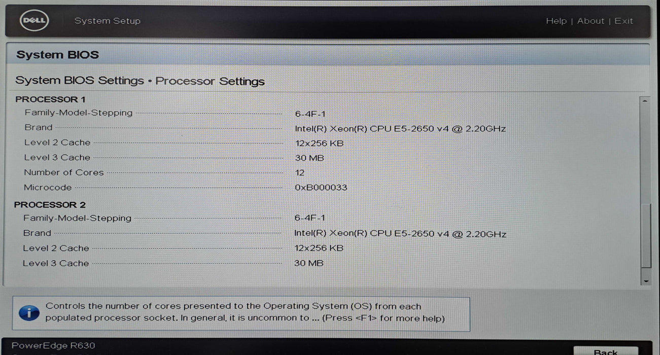 Dell PowerEdge R630 1U | 2x Xeon E5-2650 v4 @2.20GHz, 64GB DDR4, No RAID )