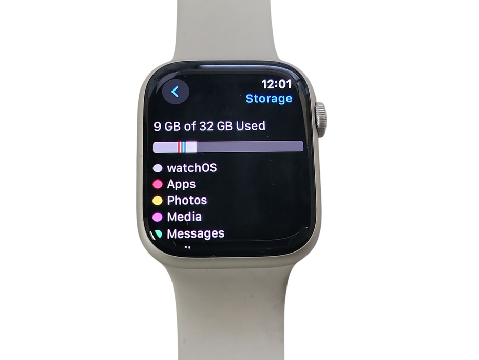 Apple Watch Series 7 - 32GB - Silver [A2477 | GPS | 45MM]