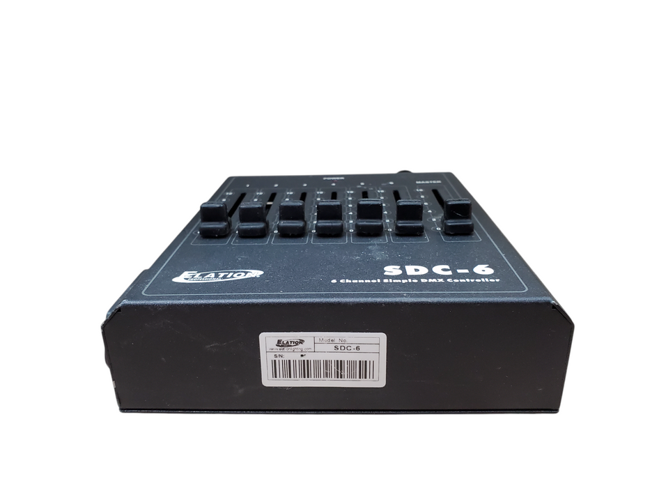 Elation SDC-6 6-Channel Simple DMX Controller *READ*