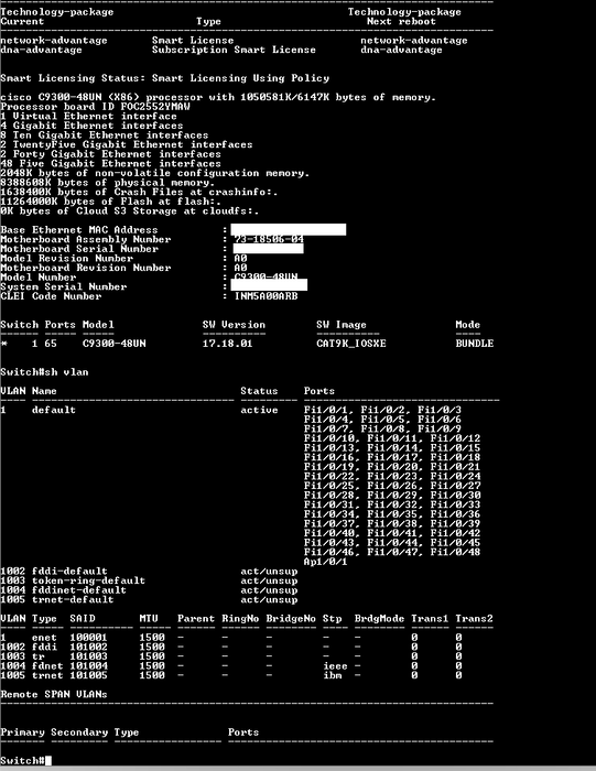 Cisco C9300-48UN-A 48-Port UPoE Network Switch w/ C9300-NM-2Q, 2x PSU Q$
