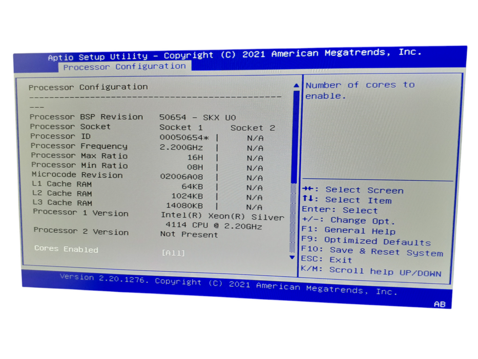 Cisco UCS C220 M5SX -2x Xeon Silver 4114 @2.20GHz 48GB DDR4, NO HDD, AVAGO