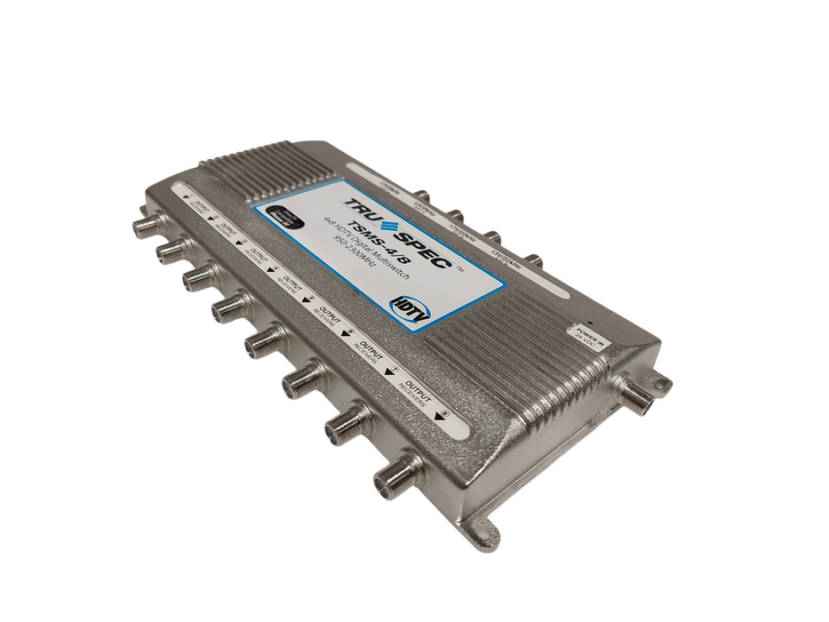 TRU SPEC TSMS-4/8 PO103094-1  4x8 HDTV Digital Multiswitch 950-2300MHz Q=