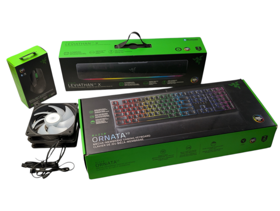 RAZER Combo Mouse Keyboard Speaker and Fans  -