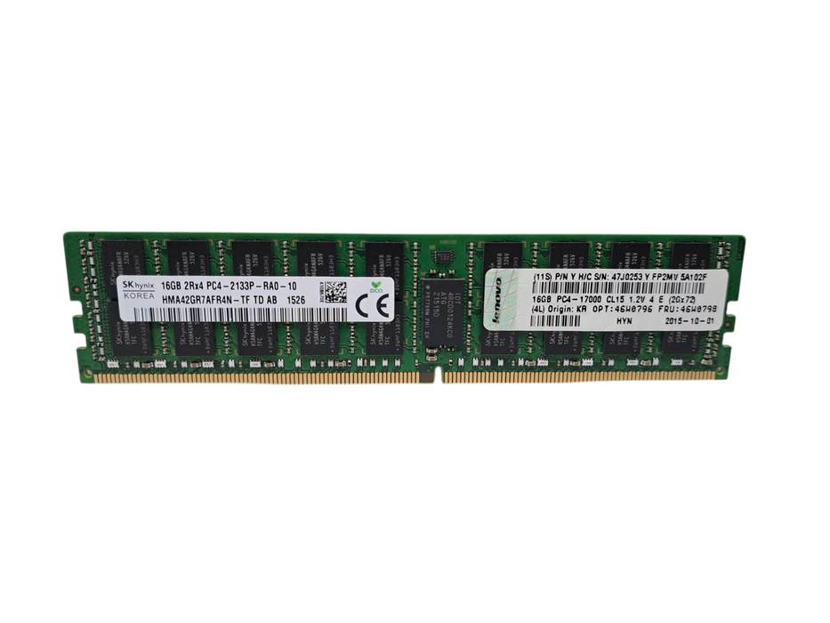 SK Hynix 16GB 2Rx4 PC4-2133P-RA0 | DDR4 Server Memory HMA42GR7AFR4N-TF Q)