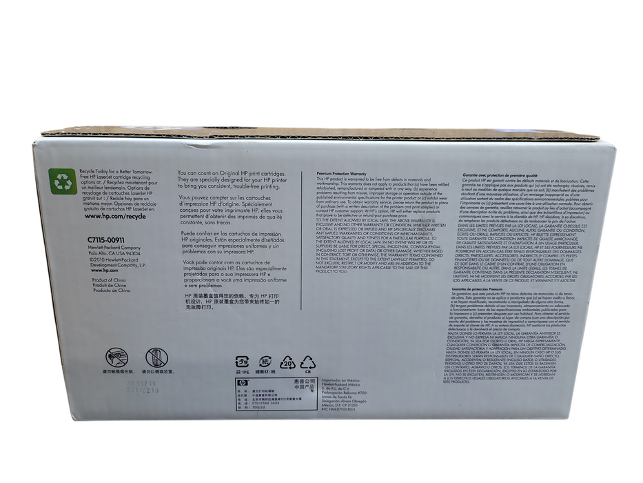 Genuine HP 15X (C7115X) Black Toner Cartridge !