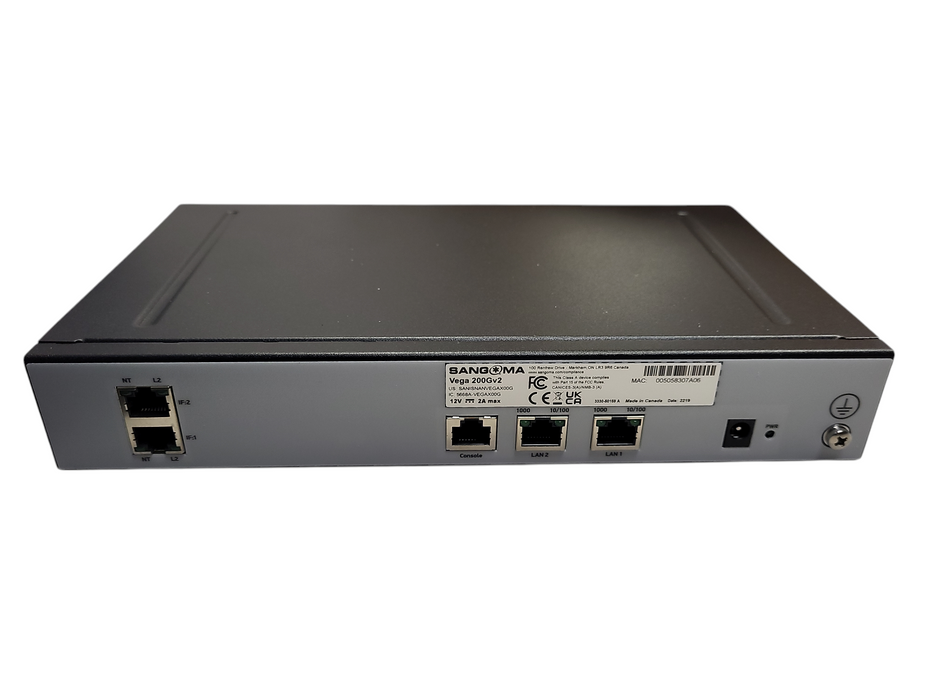 Sangoma Vega 200G 2 Port T1-E1 VEGA-200-060KIT VS0157 Open box $