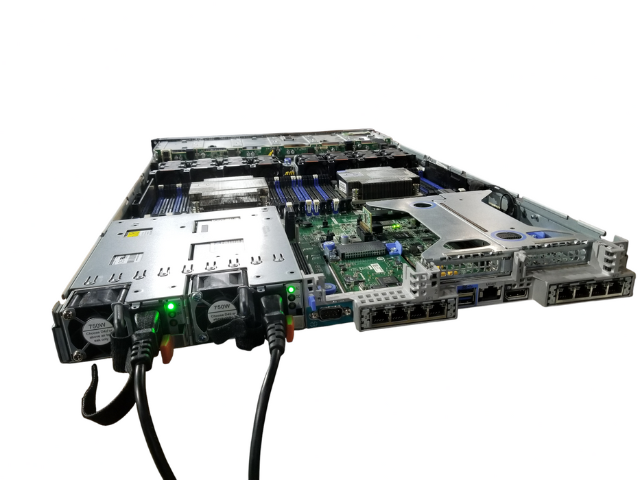 Lenovo ThinkServer RD550 2x Xeon E5-2630v3 RAID 510i/ Powers On - For Parts