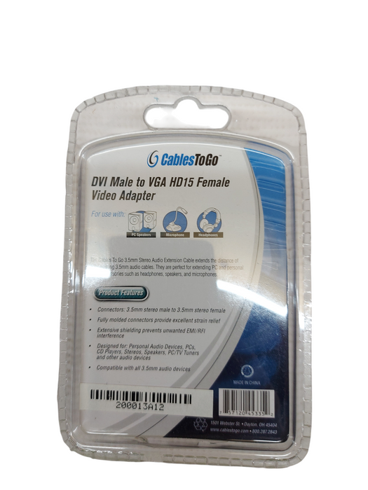 Lot 6x C2G 45335 - 3.5mm Stereo Audio Extension Cable – Male to Female