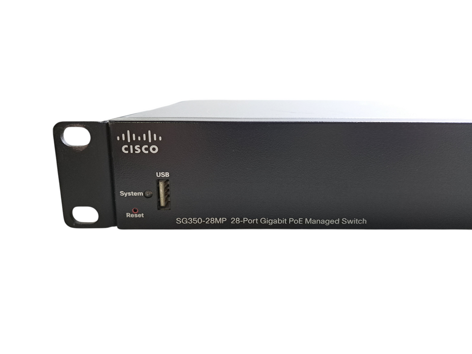 Cisco SG350-28MP-K9 V04 | 28-Port Gigabit PoE Managed Switch 4x SFP )