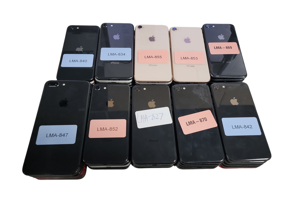 Lot of 51x Apple iPhone's [ 8 / 8+ / SE2 / SE3 | B/C Condition][LMA-12] (