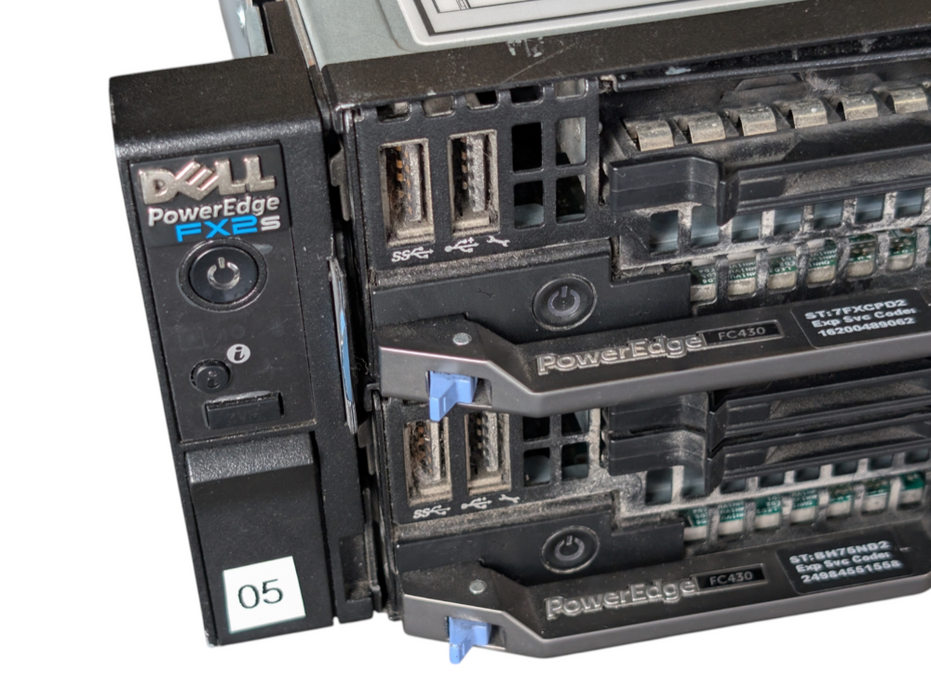 Dell PowerEdge FX2S 2U Very High Density 8 Node Server 16x Xeon E5-2640 v4  Q-