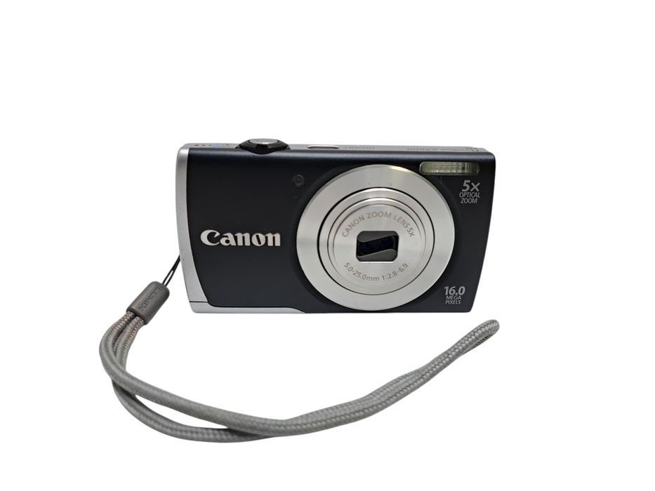 Canon PowerShot A2600 16.0MP x5 Compact Digital Camera *READ* )