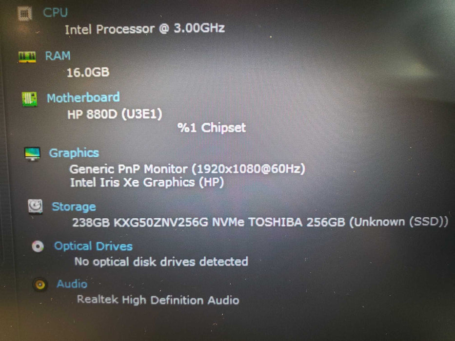 HP EliteBook 840 G8 Intel Core i5-1135G7@2.40GHz 16GB RAM 256GB SSD   Lap200