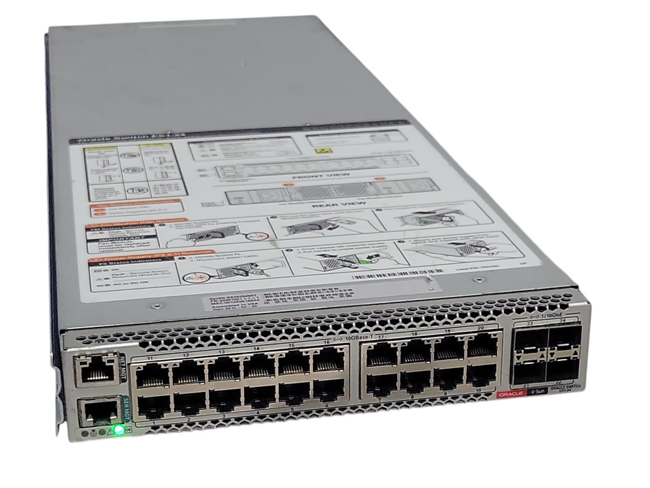 Sun/Oracle ES1-24 7105436 24-port Switch, 2x Power supplies _