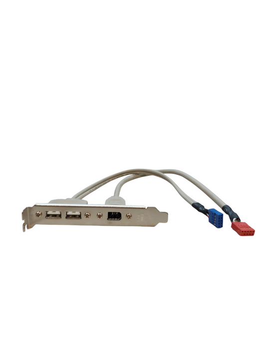 LOT OF 7x Mixed Tech Cables– eSATA, USB, FireWire Brackets, Fuse Tap, A