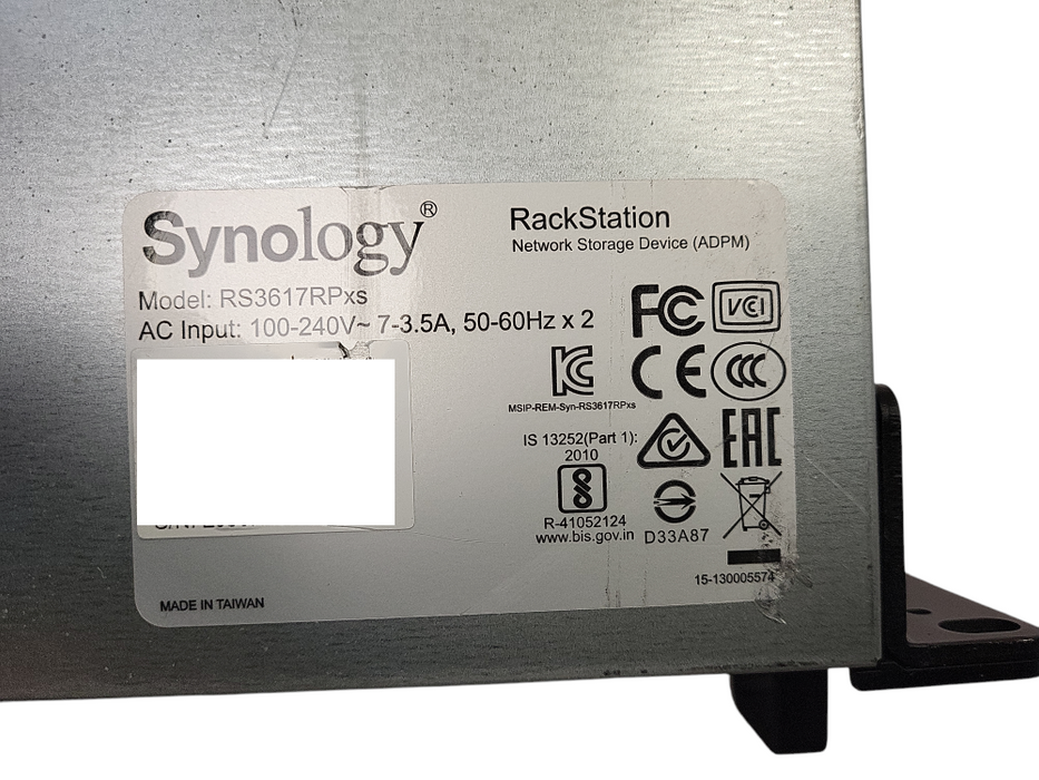 Synology RackStation RS3617RPxs 12-Bay NAS Server w/ 3x 4TB SATA HDD 2x PSU Q$