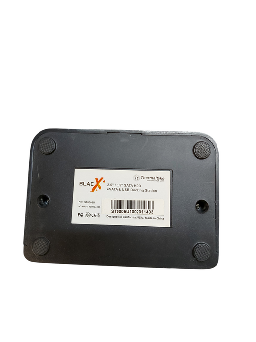 Thermaltake BlacX SATA Hard Drive 3.5" 2.5 Docking Station eSATA USB 2.0