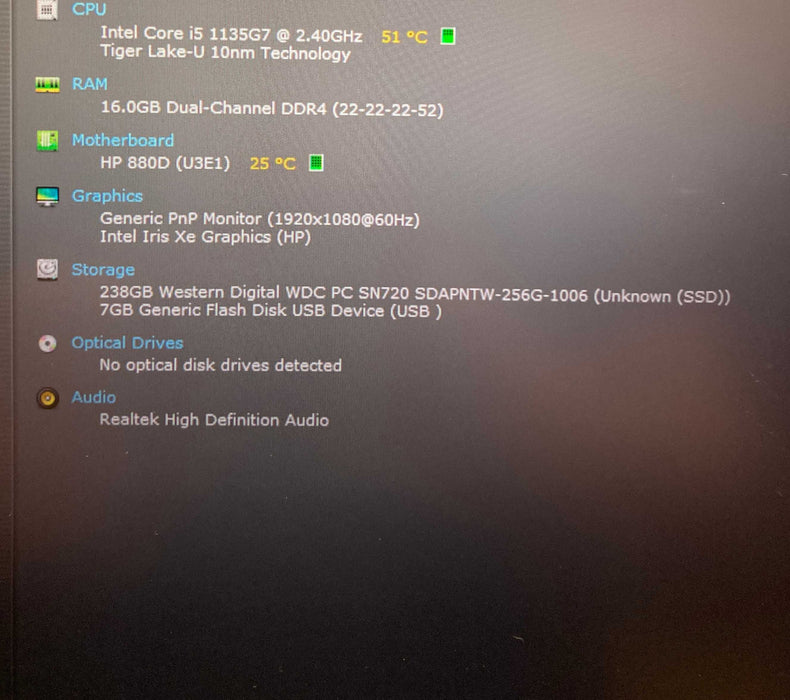 HP ZBook Firefly 14 G8 Core i5-1135G7@2.4GHz 16GB RAM 256GB SSD READ  Lap200