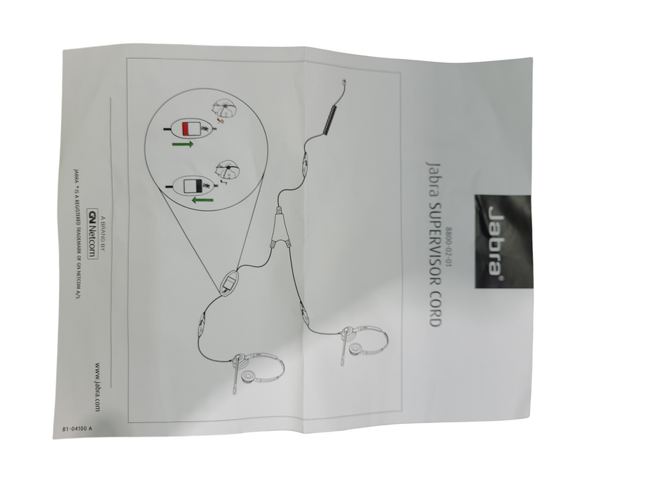 Jabra 8800-02-01 Headset Supervisor Y-Training Cord