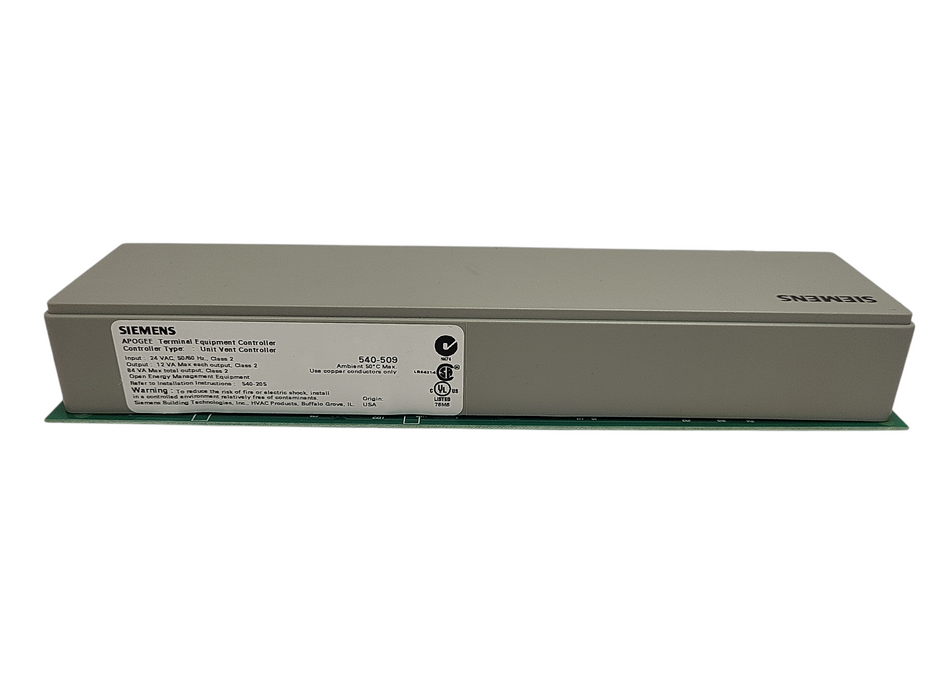 SIEMENS APOGEE 540-509 TEC Unit Vent Controller - 540509 READ _