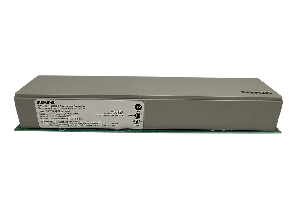 SIEMENS APOGEE 540-509 TEC Unit Vent Controller - 540509 READ $