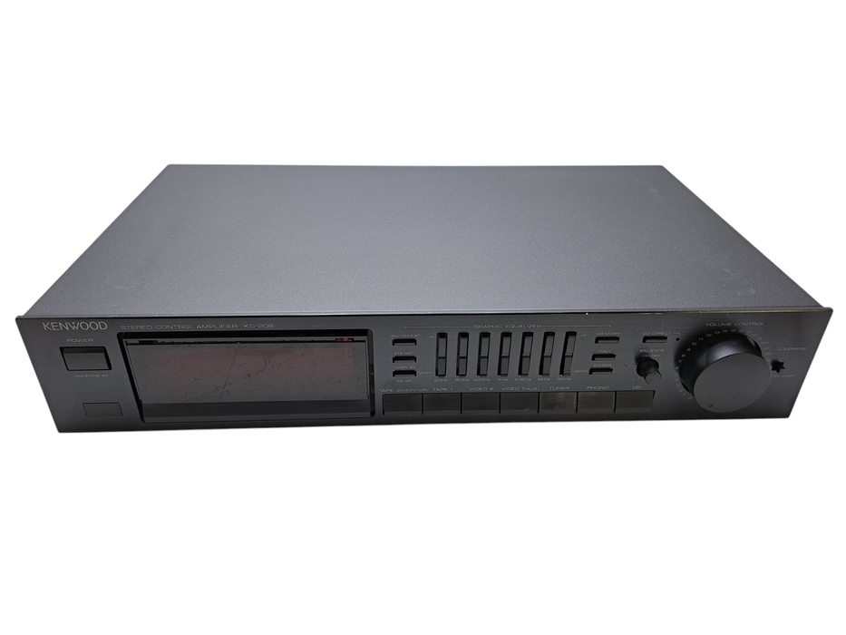 KENWOOD KC-208 KC208 Preamplifier 7 Band Graphic Equalizer Analyzer