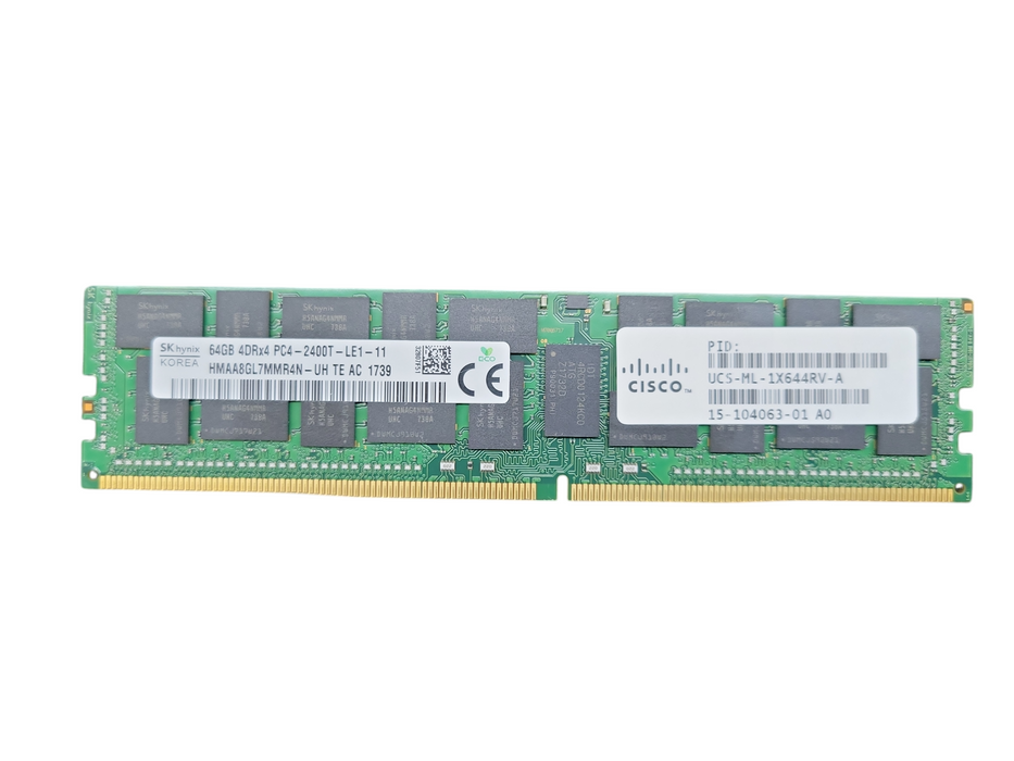 SK hynix 64GB 2DRx4 PC4-2400T-LE1-11 Server Ram Q!