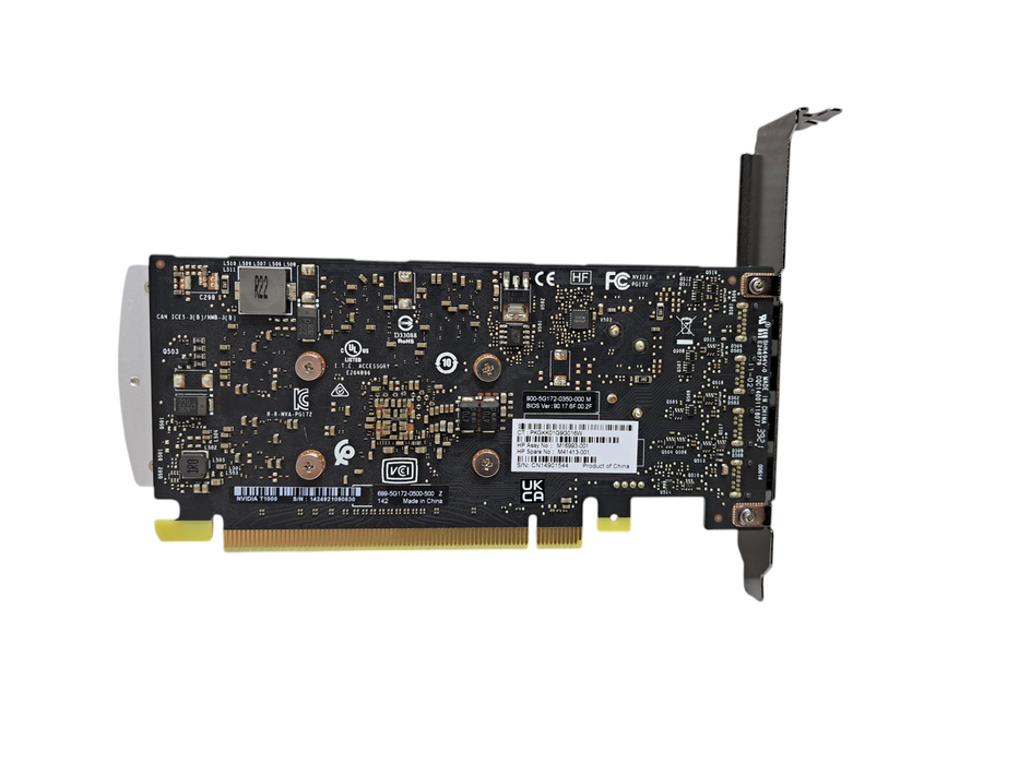 HP NVIDIA Quadro T1000 4GB GDDR6 PCIe Graphics Card | 4x MiniDP )