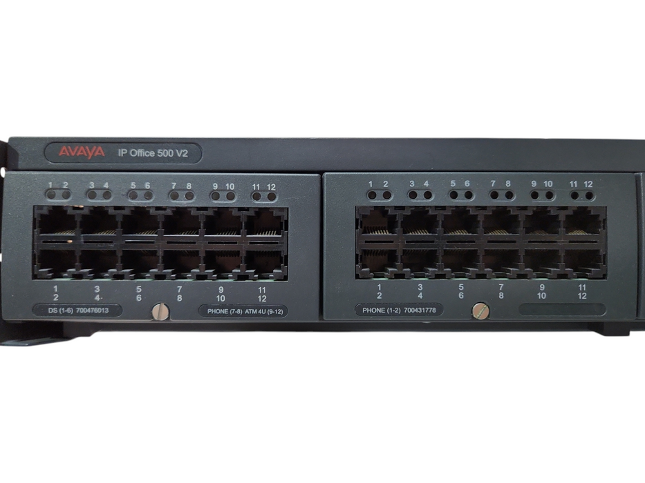 Avaya IP Office 500 V2 Control Unit w/700431778 & 700476013, READ