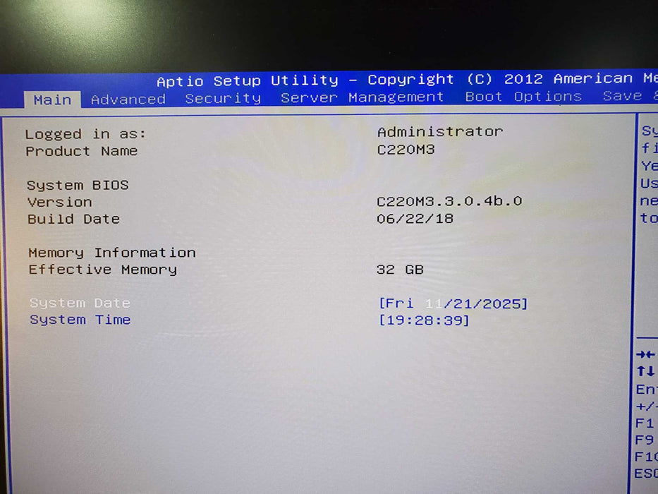 Cisco UCS C220 M3BE 2x 4 Core Xeon E5-2609 2.4GHz 32GB RAM 500GB NO HDD